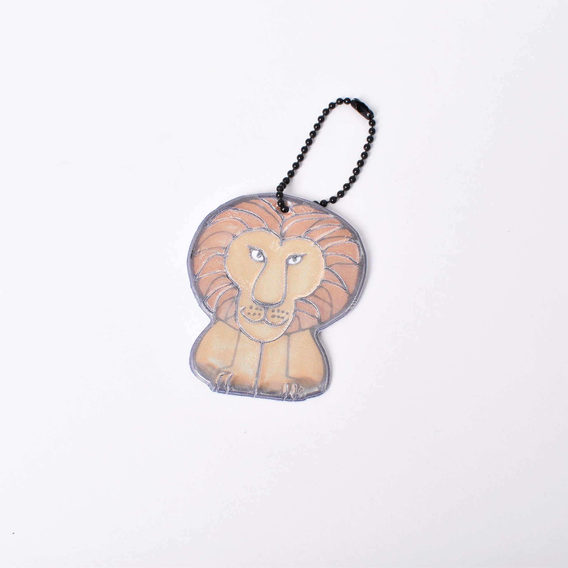 Lisa Larson lejon reflex med svart kedja