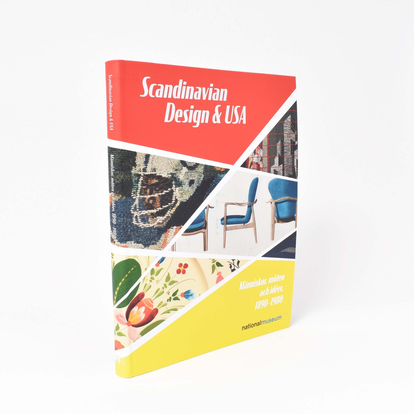 Utställningskatalog för Scandinavian design & USA från sidan
