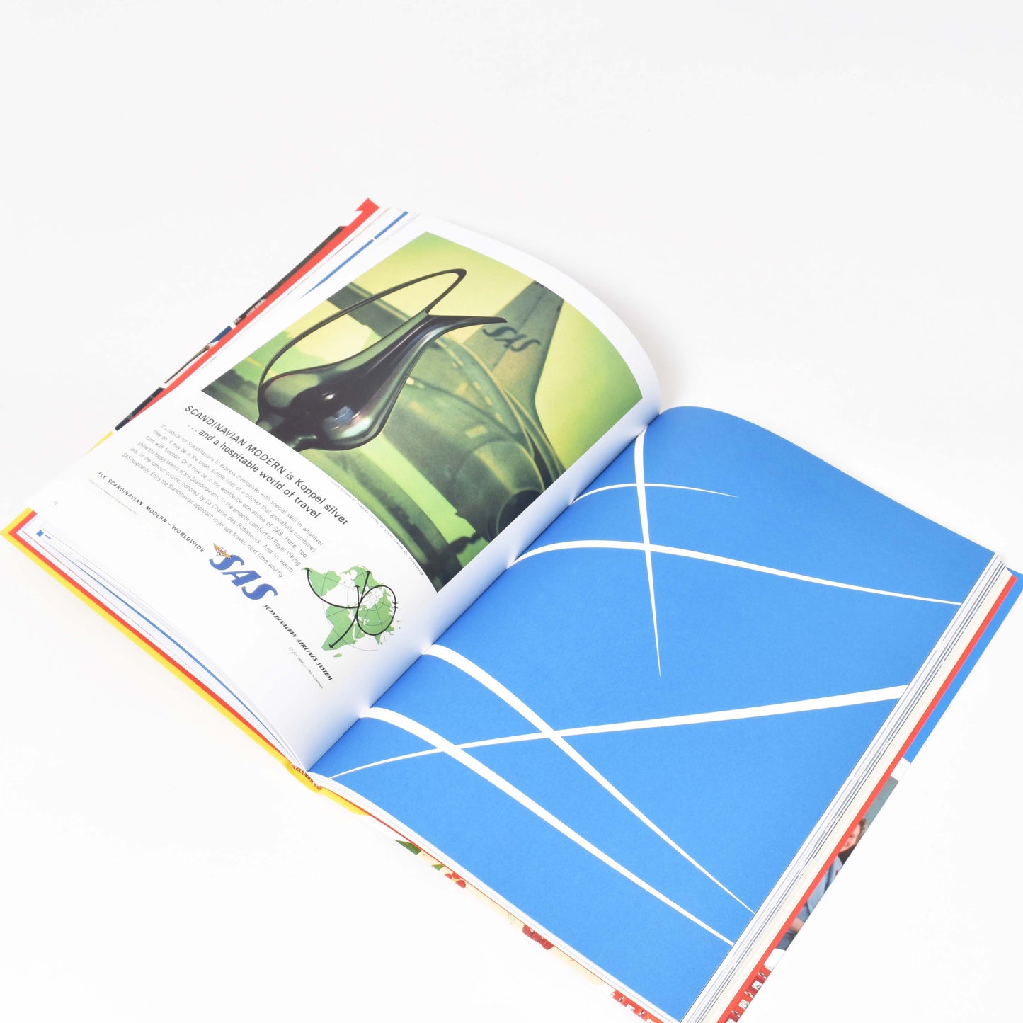 uppslag ur publikationen "Scandinavian Design & Usa"