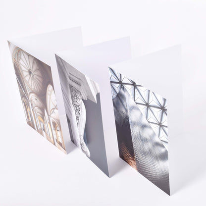 tre vykort med motiv från nationalmuseum av fotografen bruno ehrs