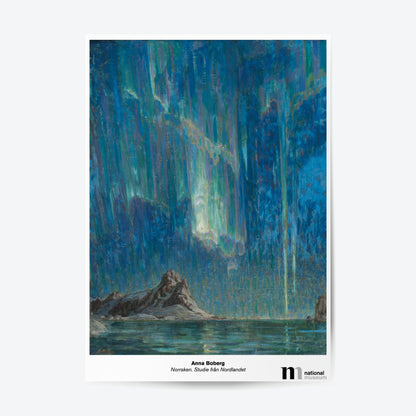 Poster med motiv av Anna Bobergs Norrsken